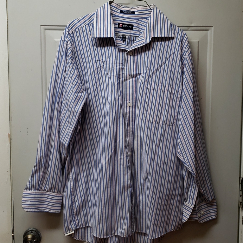 Chaps Button Down, Size Large